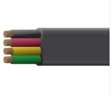flat submersible pump cable
